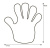 Поролоновая рука под логотип PR1