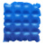 Надувная подушка под логотип Синяя