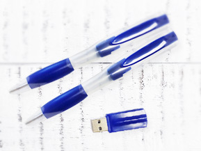 Флешки-ручки с логотипом оптом недорого