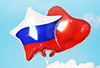 Применение фольгированных воздушных шаров под логотип