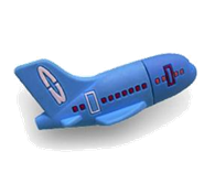 Флешка самолет под нанесение логотипа