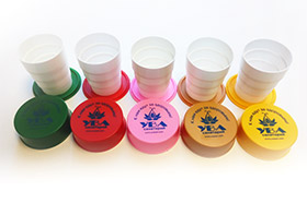 Цветовая гамма складного пластикового стаканчика