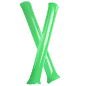 Надувные палки-стучалки светло-зеленые под логотип