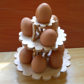 Деревянная подставка для Пасхальных яиц №2