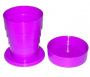 Пластиковые складные стаканчики Фиолетовые