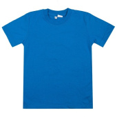 Синяя детская футболка под логотип