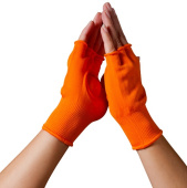 Перчатки болельщика оранжевые под логотип