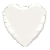 Воздушные шары под логотип Сердце Белый