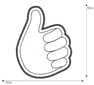 Поролоновая рука под логотип PR18