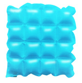 Надувная подушка под логотип Голубая