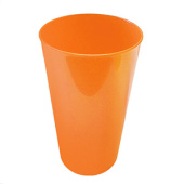 Пластиковый стакан многоразовый 700 мл Оранжевый