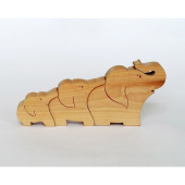 Деревянная игрушка Слоны №60