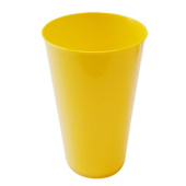 Пластиковый стакан многоразовый 700 мл Желтый