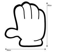 Поролоновая рука под логотип PR5