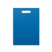 Полиэтиленовые пакеты под логотип светло-синие