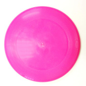 Летающие тарелки фрисби розовые под логотип