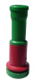 Большие дудки болельщика Зелено-красные под логотип