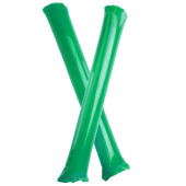 Надувные палки-стучалки зеленые под логотип