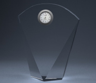 Сувенирные часы из оптического стекла №4