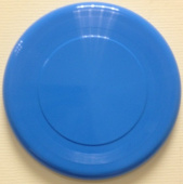 Летающие тарелки фрисби голубые под логотип