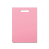 Полиэтиленовые пакеты под логотип розовые