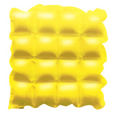 Надувная подушка под логотип Желтая