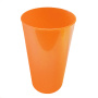 Пластиковый стакан многоразовый 700 мл Оранжевый