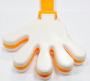 Ладошки-трещотки Бело-оранжево-белые под логотип