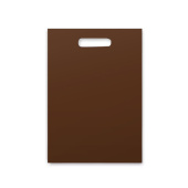 Полиэтиленовые пакеты под логотип коричневые