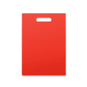 Полиэтиленовые пакеты под логотип красные