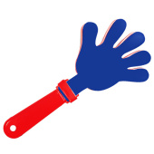 Ладошки-трещотки Сине-красно-синие под логотип
