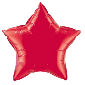 Воздушные шары под логотип Звезда Красный