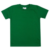 Зеленая детская футболка под логотип