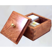 Деревянная шкатулка для чайных пакетиков  №34
