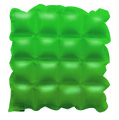 Надувная подушка под логотип Зеленая