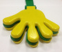 Ладошки-трещотки Желто-зелено-желтые под логотип