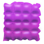 Надувная подушка под логотип Фиолетовая