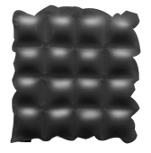 Надувная подушка под логотип Черная