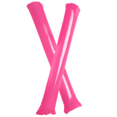 Надувные палки-стучалки розовые под логотип