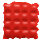 Надувная подушка под логотип Красная